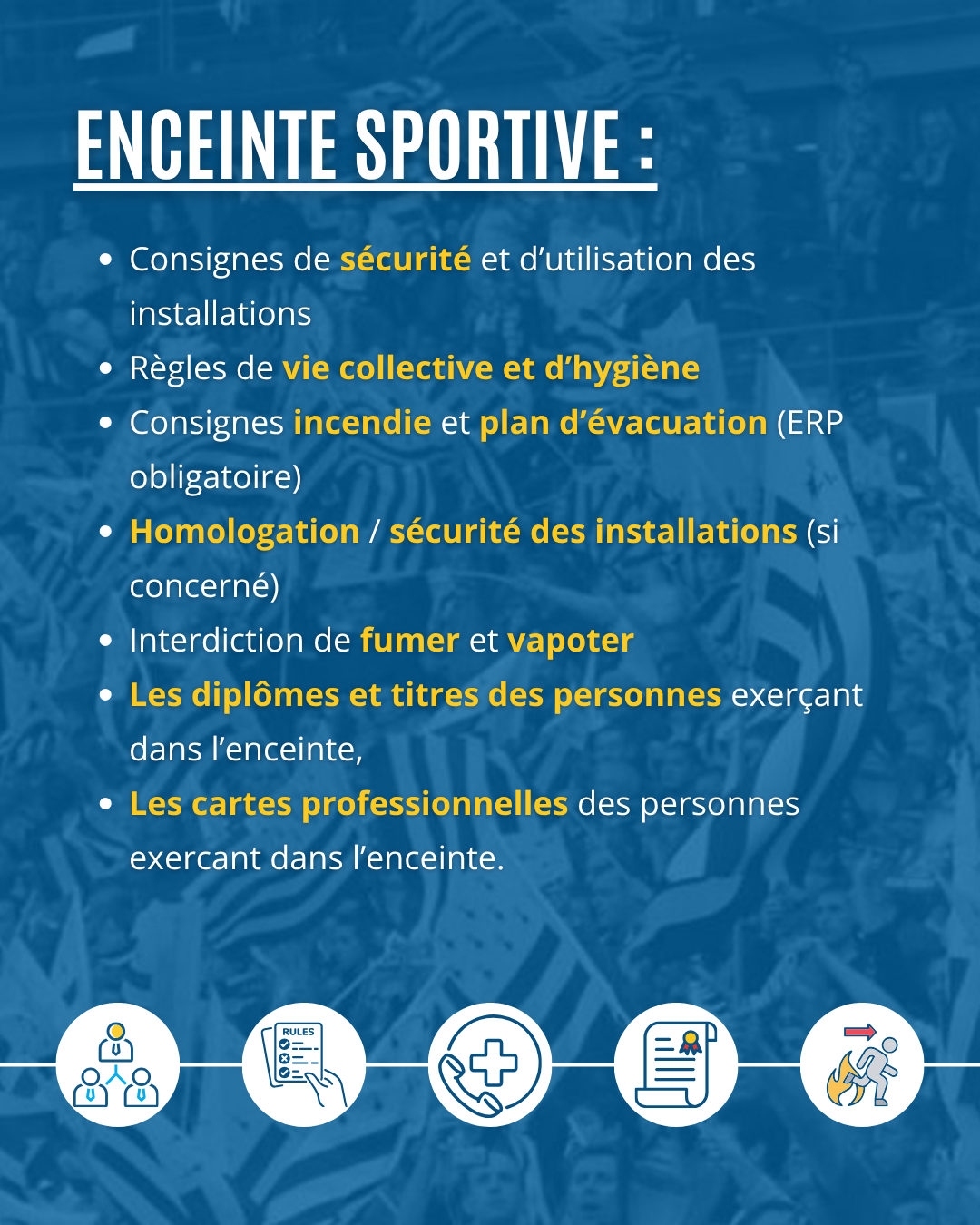 Affichages obligatoires dans une association sportive (2)